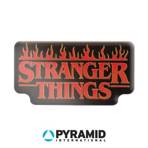 PBE6055 Enamel pin badge - Stranger Things 4 fire logo